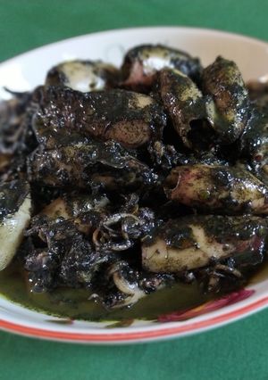 Foto resep Cumi kuah hitam
