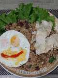 Nasi Goreng Rendang Daging Domba