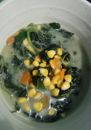 Foto resep Bobor Bayam Jagung Wortel