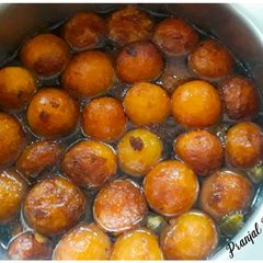 A picture of Milk Powder Gulab Jamun.