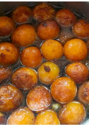 A picture of Milk Powder Gulab Jamun.