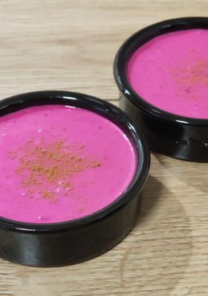 Una foto de Crema de pitaya