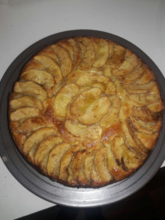 Una foto de Queque de Manzana