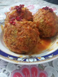 عکسی از دستور کوفته تبریزی