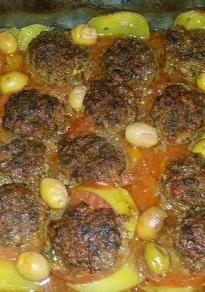 صورة لوصفة صينية اللحم المفرومةبالخضار