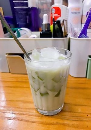 Hình của món Thạch dừa non.