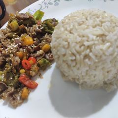 Mango beef brocolli A picture of Mango beef brocolli.