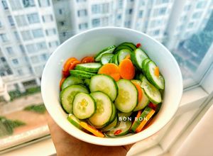 Hình của món Dưa Leo Trộn Chua Ngọt.