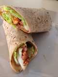 Bbq chicken wrap