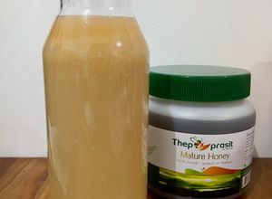 Foto resep Juice bawang putih tunggal, jahe, lemon, cuka apel, madu