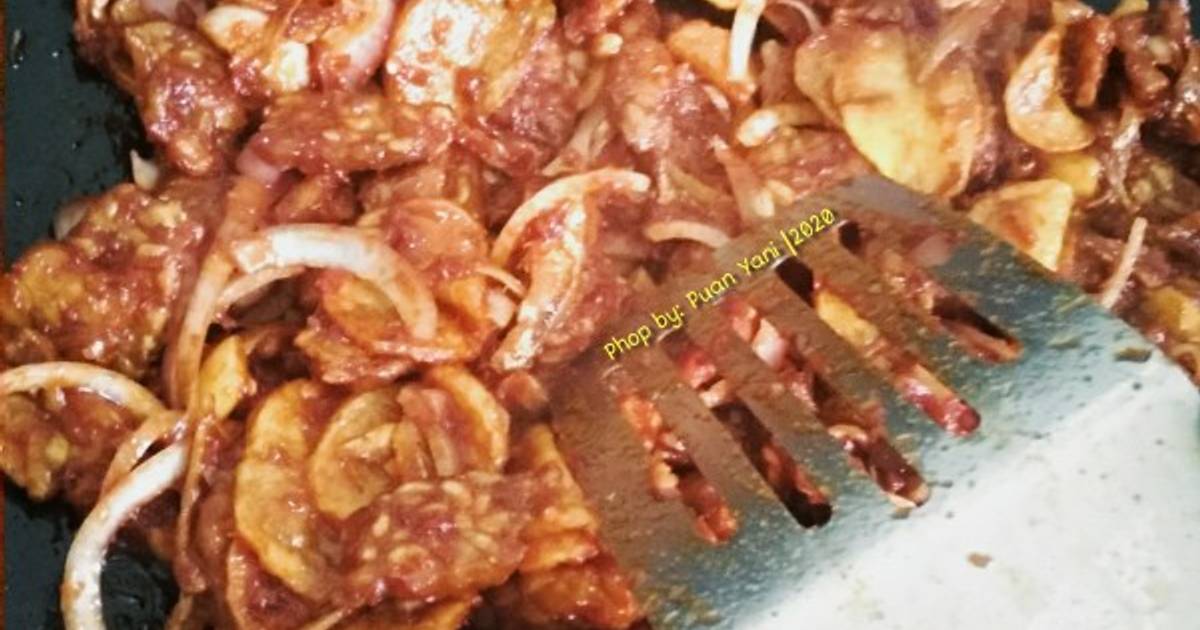 Resipi Sambal Tempe Kentang Oleh Nur Azliani Amer Cookpad