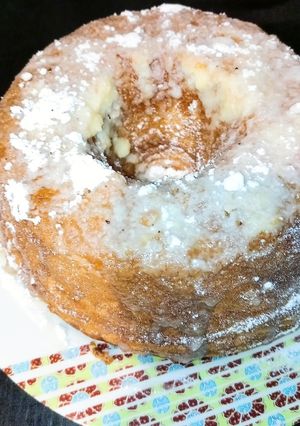 Una foto de Torta de Maicena y crema pastelera