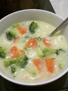 Foto resep Sup krim ayam instan