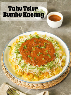 Foto resep Tahu Telur Bumbu Kacang