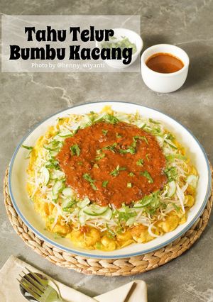 Foto resep Tahu Telur Bumbu Kacang