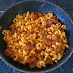 Pasta with Creamy Marinara Sauce A picture of Pasta with Creamy Marinara Sauce.