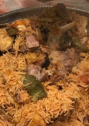 صورة لوصفة مقلوبه عراقيه