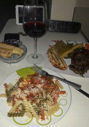 Una foto de New York con Pasta