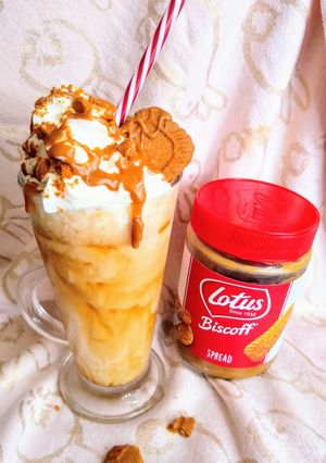 A picture of Biscoff Milkshake (Low Cal Treat!).