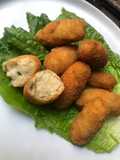 Croquetas de en blanco Andaluz con merluza y champiñones 🍄 🐟🥔🥔🥬