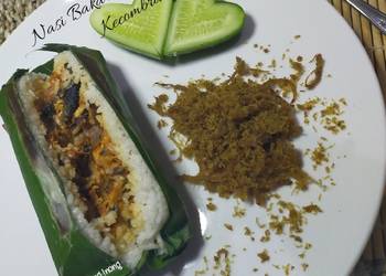 Resep Terbaik Nasi Gurih Bakar isi Pampis Pindang Bunga Kecombrang Enak dan Sehat