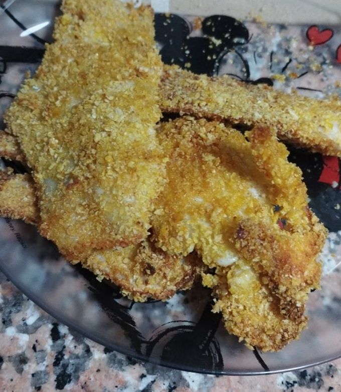 Una foto de Merluza rebozada en freidora de aire