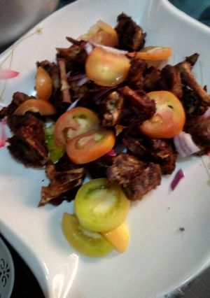 A picture of Suya meat.