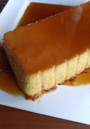 Una foto de Pudim brasilero (flan con leche condensada)