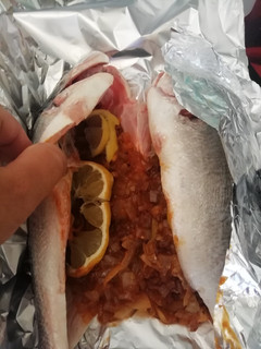 Una foto de Pescado al horno