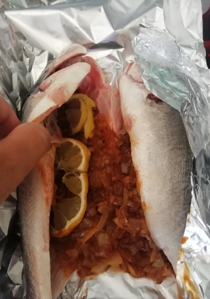Una foto de Pescado al horno