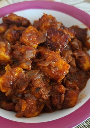 A picture of Paneer Ghee Roast.