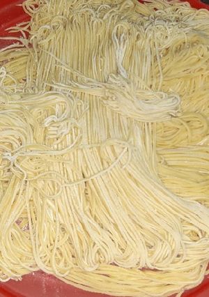 Una foto de Fideos caseros súper ricos