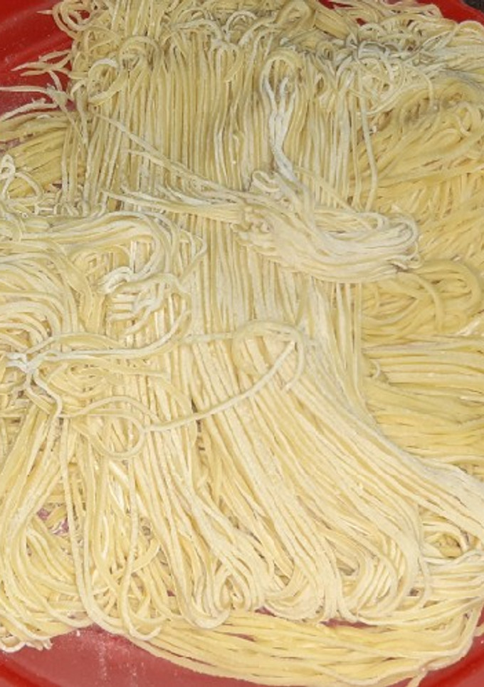 Una foto de Fideos caseros súper ricos