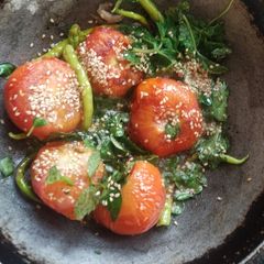 A picture of Quick Tomato chutney.