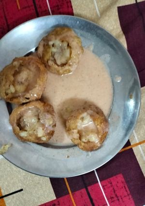 A picture of Golgappe chat.