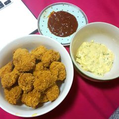 A picture of Popcorn chicken.