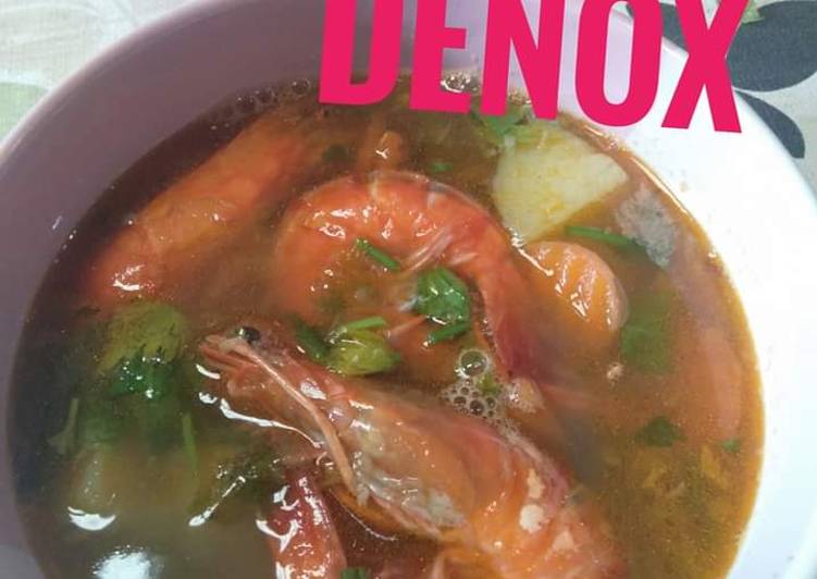 Resep Sup Udang ala emak Denox yang Bikin Ngiler