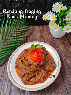 Foto resep Rendang daging sapi khas minang