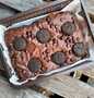 Cara Gampang Membikin Resep Fudgy brownies panggang shiny crust yang Bisa Manjain Lidah Anti Ribet, Mantap