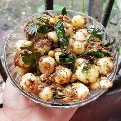 A picture of Dhaba style punjabi jeera aloo.
