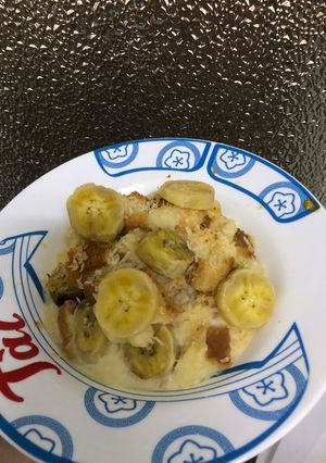 Hình của món Sandwich chuối nướng.