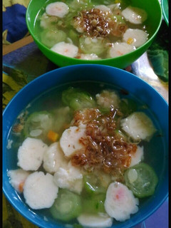 Foto resep Sup Oyong Bakso Udang