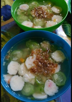 Foto resep Sup Oyong Bakso Udang