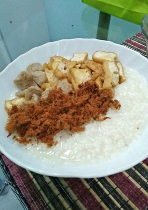 Foto resep Bubur abon praktis