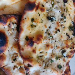 A picture of Garlic Kulcha.