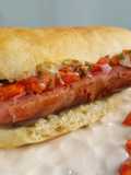 Choripan en pan casero