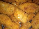 Alitas, pollo frito
