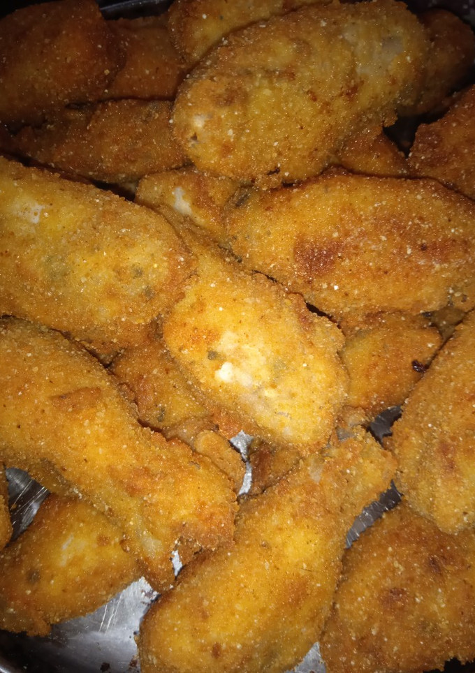 Una foto de Alitas, pollo frito