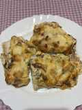 Bacalao gratinado con mayonesa en airfryer
