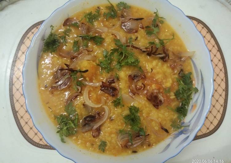 Moong Dal with Spicy Onion